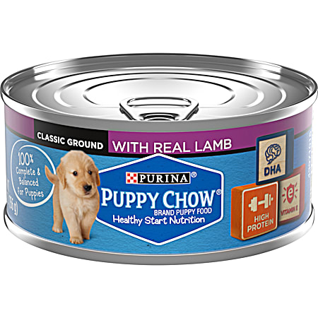 Purina Puppy Chow w/ Real Lamb Wet Dog Food