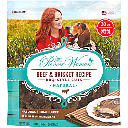 Purina The Pioneer Woman Beef & Brisket Recipe BBQ Style Cuts Dog Treats