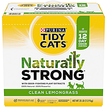 Purina Naturally Strong Clean Lemongrass Clumping Cat Litter
