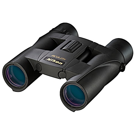 Nikon Aculon A30 10X25 Black Clamshell Binoculars