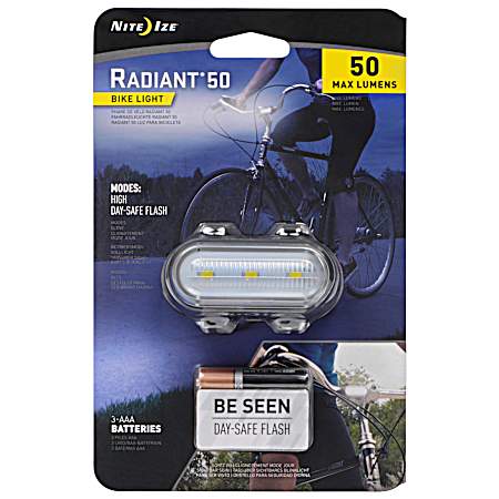 Radiant 50 LED Bike Light - White LED