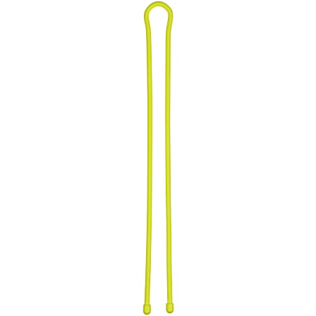 Nite Ize Gear Tie Neon Yellow Reusable Rubber Twist Tie - 2 Pk