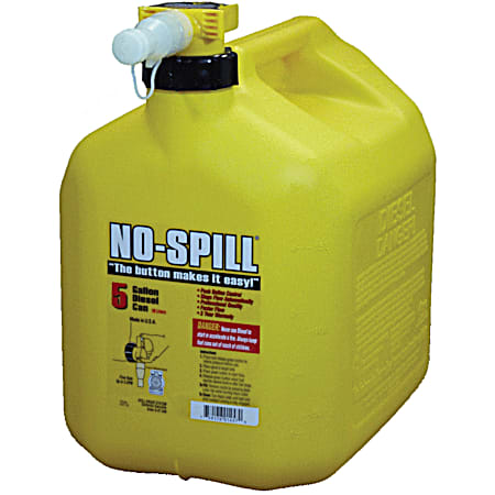 No-Spill 5 Gal. Diesel Fuel Can
