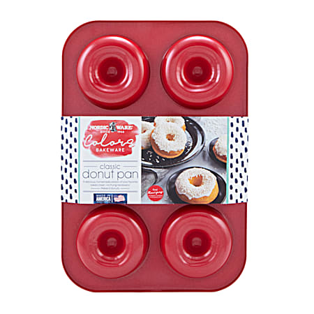 Nordic Ware Classic Red Donut Pan
