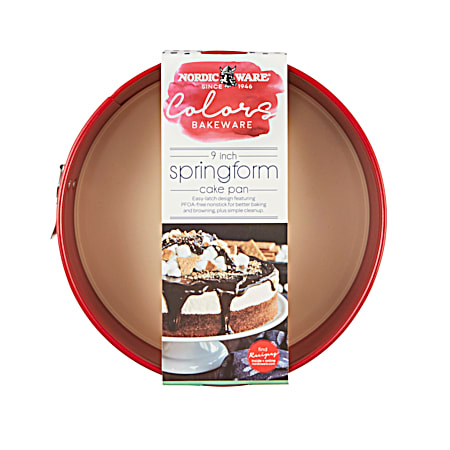 Wilton Red 9 in Colors Springform Pan