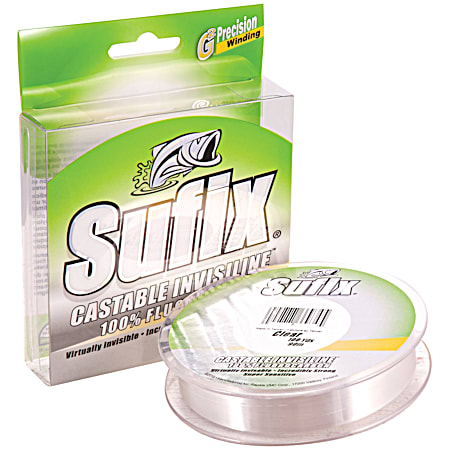 InvisiLine Clear Castable 100% Fluorocarbon Fishing Line