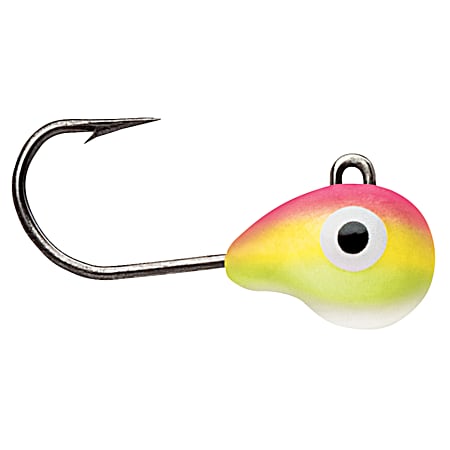Tungsten Tubby Jig – Pink Chartreuse Glow