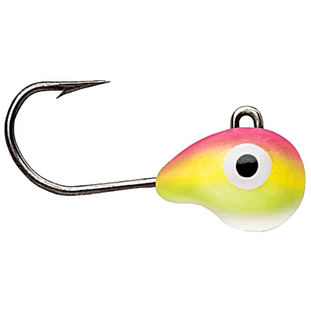 Tungsten Tubby Jig - Pink Chartreuse Glow