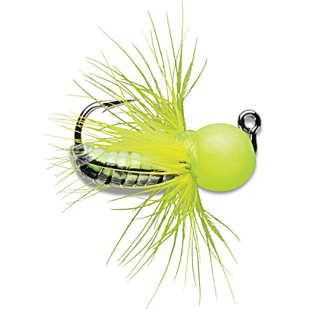 Tungsten Fly Jig - Glow Chartreuse
