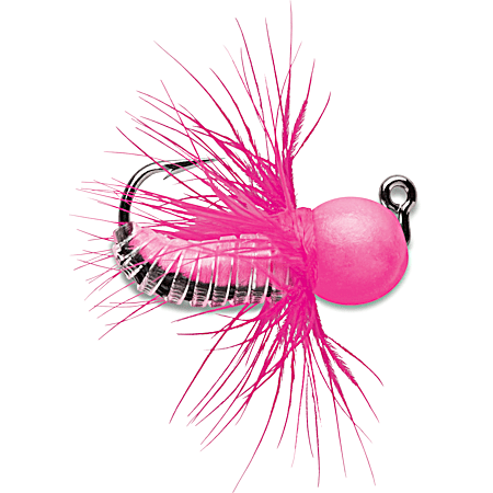 Tungsten Fly Jig - Glow Pink