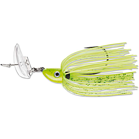 Dirty Chartreuse Shad Shudder Spinner Bait