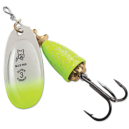 Blue Fox Chartreuse Green Candyback Classic Vibrax Spinner