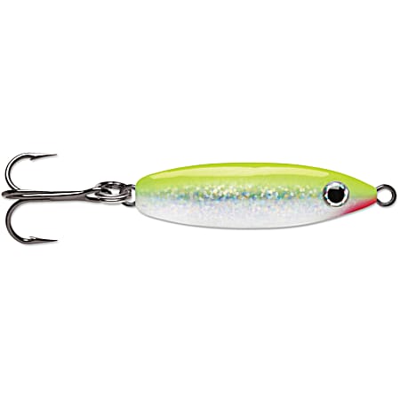 VMC Glow Chartreuse Shiner Rattle Spoon
