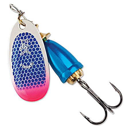 Blue Scale Pink Tip UV Classic Vibrax Spinner