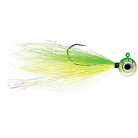 Green Fire UV Moon Tail Jig