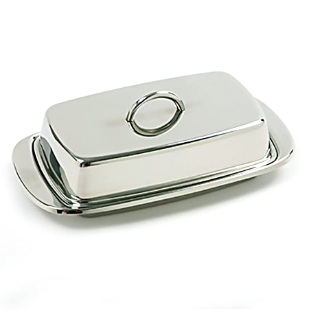 Stainless Steel Covered Butter Dish