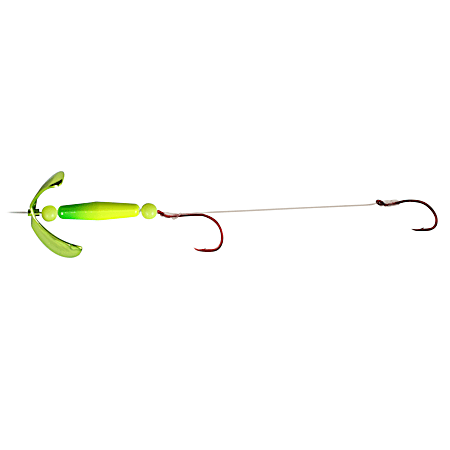 Metallic Chartreuse Butterfly Blade Floating Harness