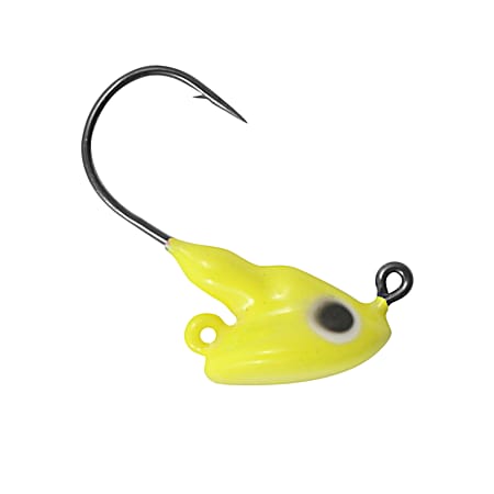 Super-Glo Chartreuse Stand-Up Fire-Ball Jig