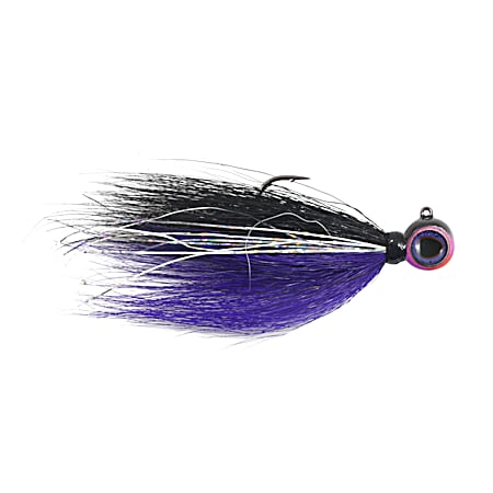 Purpledescent Deep-Vee Bucktail Jig