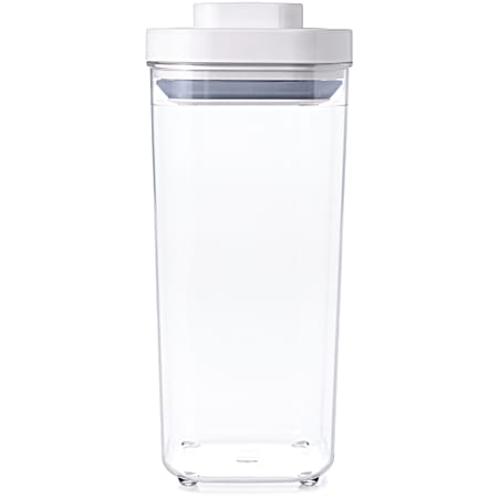 OXO 1.7 qt White/Clear Small Square Pop Container
