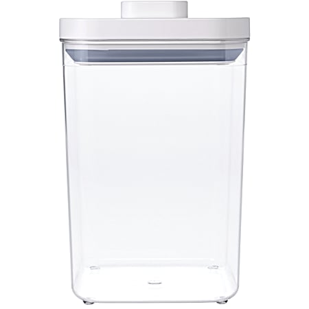 OXO 4.3 qt White/Clear Big Square Pop Container