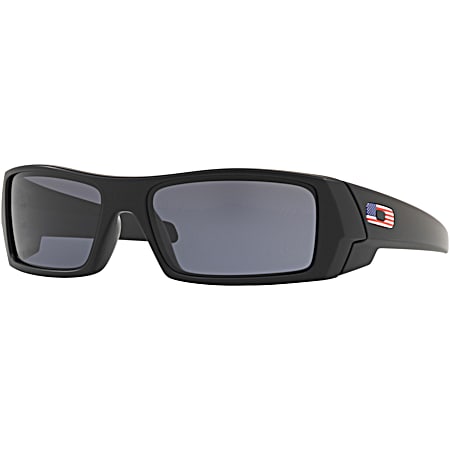 Adult Standard Issue Gascan Matte Black w/ Grey Sunglasses