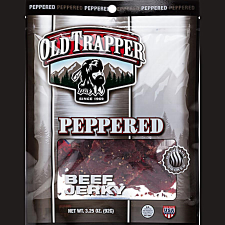 Old Trapper 3.25 oz Peppered Beef Jerky