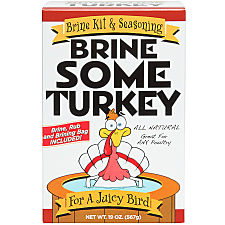 Rub Some Brine Some Turkey 19 oz Brine Kit & Seasoning