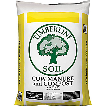 0.75 cu ft Cow Manure & Compost Mix