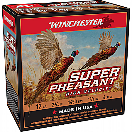 Super Pheasant Upland Game HV Brass Shotshells