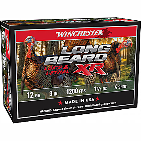 Long Beard XR Lok'd & Lethal Turkey Shotshells - 10 Rounds