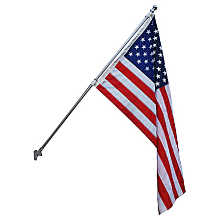 U.S. Deluxe Flag Set - 3 Ft. x 5 Ft.