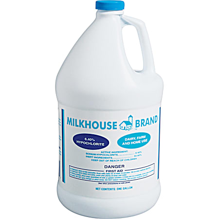 Milkhouse Brand 1 gal Bleach 6.4% Hypochlorite