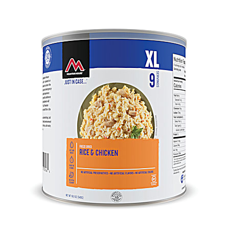 19 oz Freeze Dried Number 10 Rice And Chicken Can