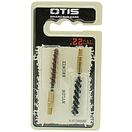Otis .22 cal Nylon & Bronze Bore Brushes - 2 Pk