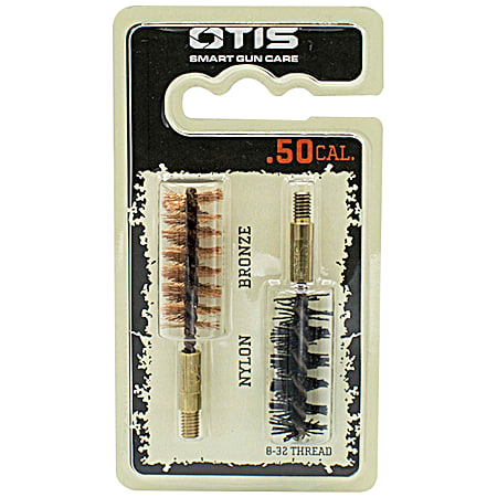 Otis .50 cal Nylon & Bronze Bore Brushes - 2 Pk