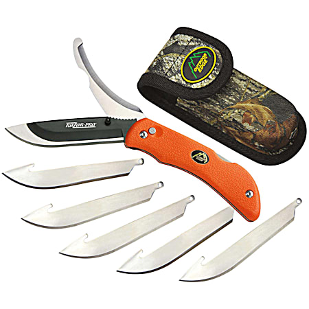 Razor-Pro Blaze Orange Hunting Knife