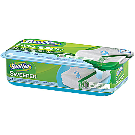 Sweeper Wet Mopping Refills - 24 ct