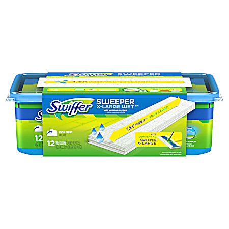 Sweeper Wet Mopping Pad XL Refills w/ Open Window Fresh Scent