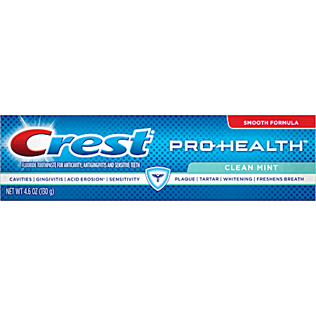 Crest Pro-Health Clean Mint Toothpaste - 4.6 oz