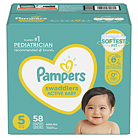 Pampers Swaddlers Size 5 Diapers