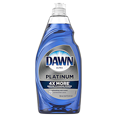 Platinum 24 oz Refreshing Rain Scent Dishwashing Liquid