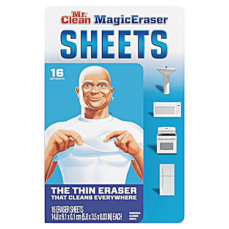 Mr. Clean Magic Eraser Cleaning Sheets - 16 Ct