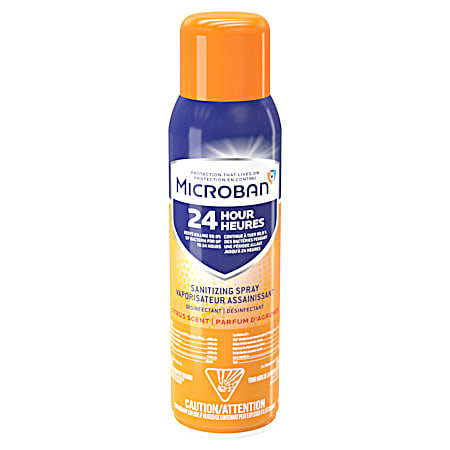 Microban 15 oz Citrus Scent Sanitizing Spray