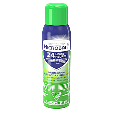 Microban 15 oz Fresh Scent Sanitizing Spray