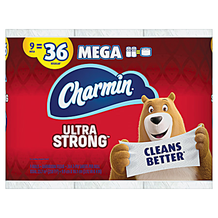 Charmin Ultra Strong Mega Roll Bath Tissue - 9 pk