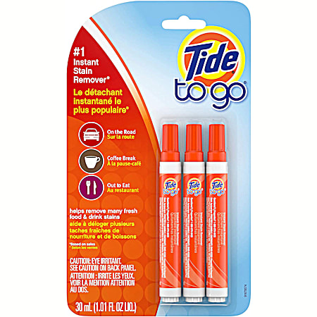 To-Go Instant Stain Remover - 3 pk
