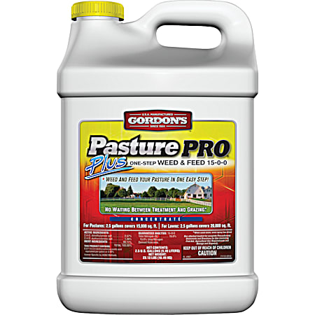 Gordon's Pasture Pro Plus 2.5 Gal 1-Step Weed & Feed 15-0-0
