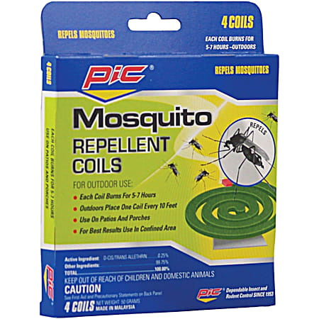 Mosquito Repellent Coils - 4 Pk