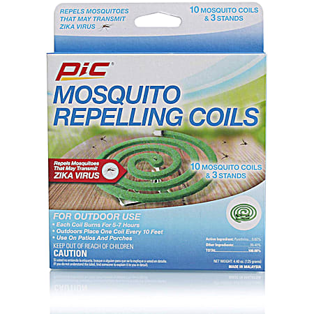 Mosquito Repellent Coils - 10 Pk